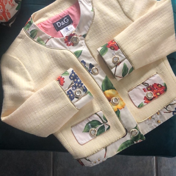 Dolce & Gabana Floral Print Evening Jacket - Picture 8 of 12